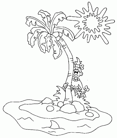 palm tree Colouring Pages (page 3)