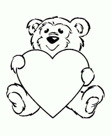 preschool valentines day coloring pages | Coloring Picture HD For 