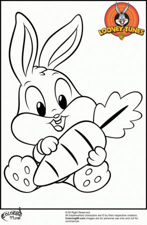 baby_bugs_bunny_coloring_pages 