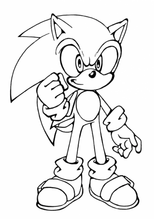Sonic Coloring Pagessonic Coloring Pages To Print Free Sonic 