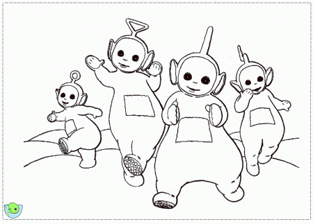 tubbies Colouring Pages (page 3)