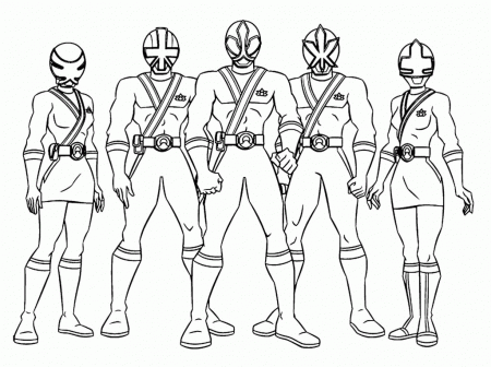 Cartoon: Printable Power Rangers Coloring Pages Picture 