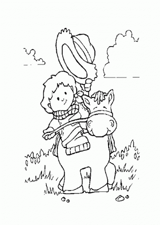 Cowboys Coloring Pages | Free coloring pages for kids