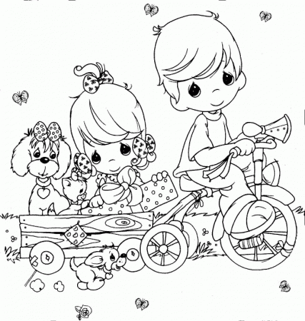 precious-moments-friends-coloring-pages-364 | COLORING WS