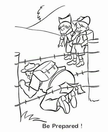 Cub Scout - Fun - Coloring Pages | Kid's Activity Sheets