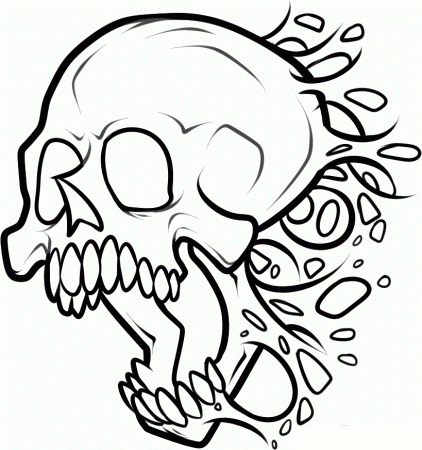 Childprintable Human Skeleton Coloring Pages