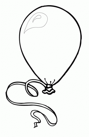a big balloon pic Colouring Pages