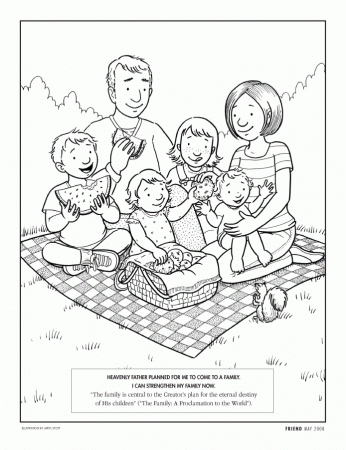 Coloring Pages Of Family Members 12 | Free Printable Coloring Pages