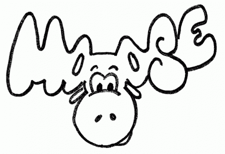 Picture Of Moose Online Coloring Pages Princess Coloring Pages 