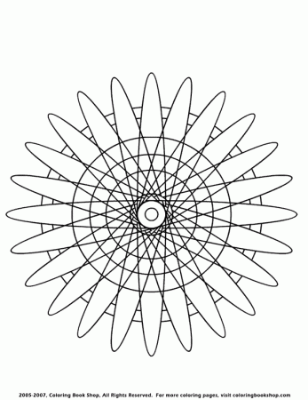 Free Printable Abstract Coloring Pages