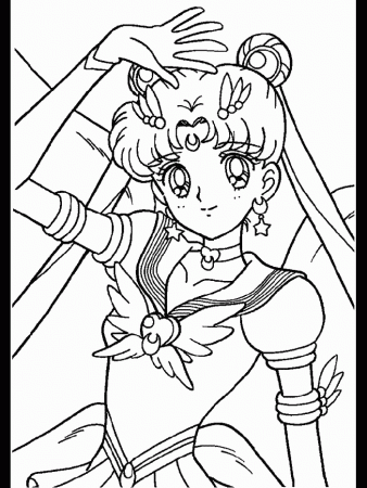 of sailor moon Colouring Pages (page 2)