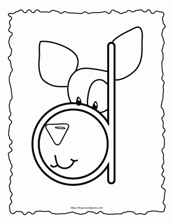 LETTER D Colouring Pages (page 3)