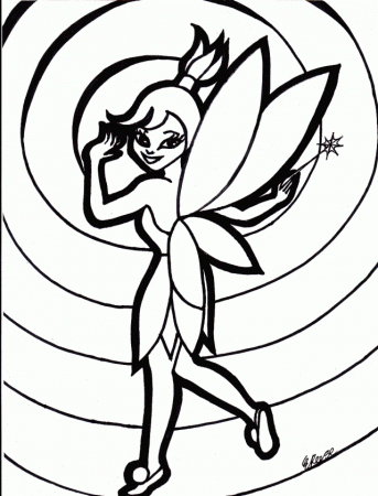 Tinkerbell Coloring Pages Periwinkle Tinkerbell Coloring Pages 