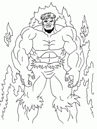 Coloring pages hulk - picture 16