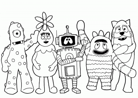 Yo Gabba Gabba Coloring Pages 8 | Free Printable Coloring Pages