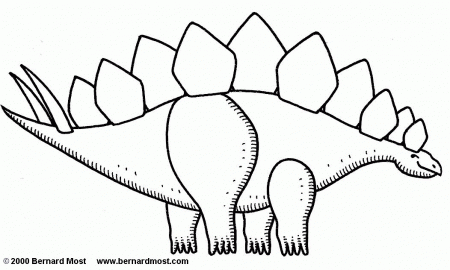 stegosaurus coloring page : Printable Coloring Sheet ~ Anbu 