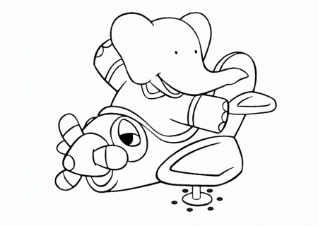 Hangout Colouring Pages Page 2 253985 Babar Coloring Pages