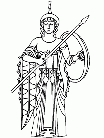 Printable Coloring Book Roman Gods Roman Gods Coloring Pages 