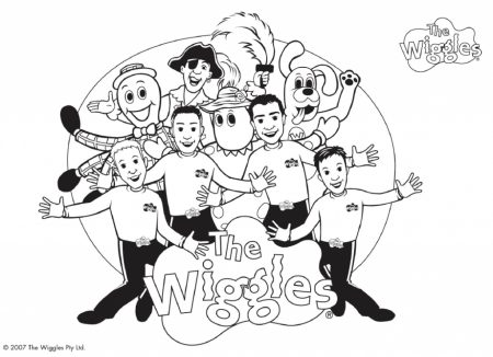 colorwithfun.com - Wiggles Coloring Pages