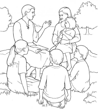 Lds Coloring Pages Please Bless