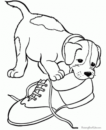 Coloring Pages Puppy - Kids Colouring Pages