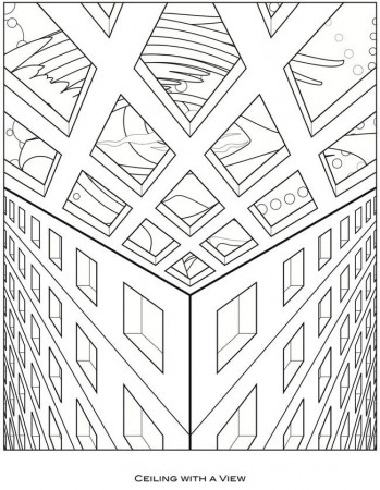 Ceiling with a view | A. Coloring Pages