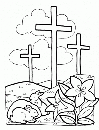 Coloring Pages For Christian Easter | Top Coloring Pages