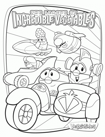 Free VeggieTales Coloring Page | Printables