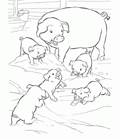 Christmas Coloring Pages : Christmas Eve With Family Coloring Page 