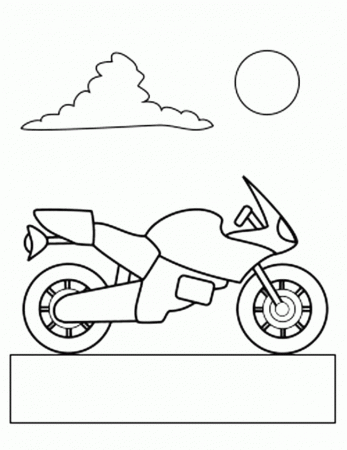 Motorcycle Coloring Pictures Kids | Coloring - Part 2