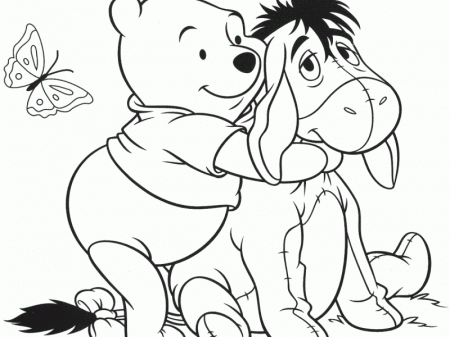 baby pooh and friends Colouring Pages