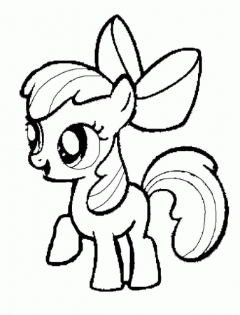 Mlp Coloring Kids Under 7 My Little Pony Coloring Pages Kids 