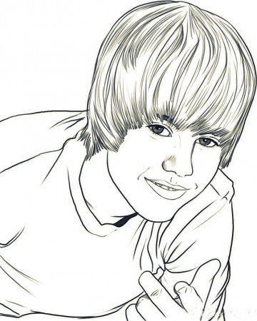 Justin Bieber Coloring Pages Printable - Free Printable Coloring 
