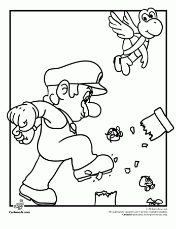 MARIOBROS! Colouring Pages (page 2)