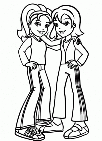 Download Lea And Polly Pocket A Best Friend Coloring Pages Or 