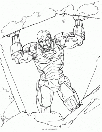 Coloring Page - Iron man coloring pages 15