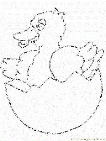 Coloring Pages Chicks, Hens And Roostersk1 (8) (Birds > Ducks 