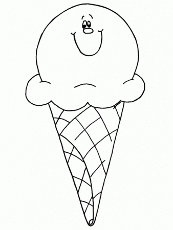 ice cream sunday Colouring Pages