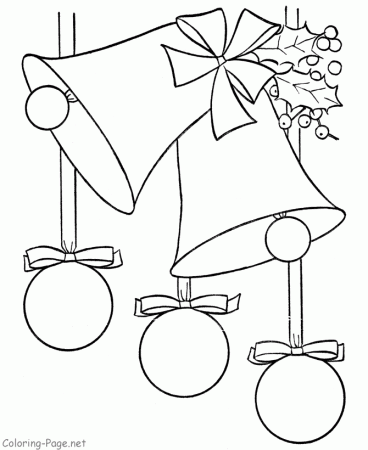 Christmas Coloring Pages - Decorations