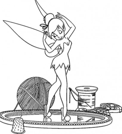 Download Dacing Tinkerbell Coloring Page Or Print Dacing Tinker 