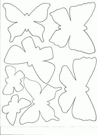 butterfly outline Colouring Pages (page 2)