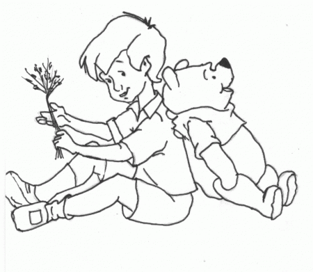 Christopher robin Colouring Pages (page 2)
