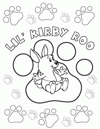 Baby Kirby Colouring Pages Id 73411 Uncategorized Yoand 203715 