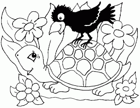 cute coloring pages turtles : Printable Coloring Sheet ~ Anbu 