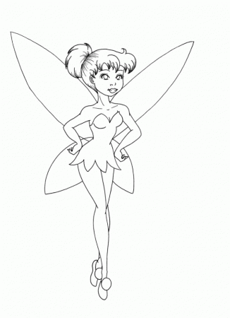 Newest Color Me Tinkerbell By Drawtaru - deColoring