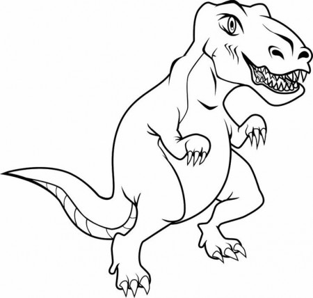 Tyrannosaurus Rex Coloring Page | Dinosaur