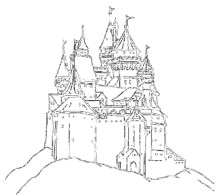 Castle Coloring Pages - Coloringpages1001.com
