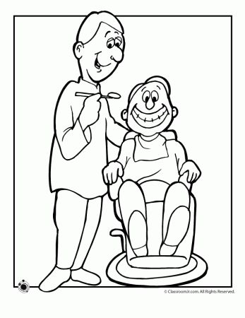 Dental Health Coloring Pages 140 | Free Printable Coloring Pages