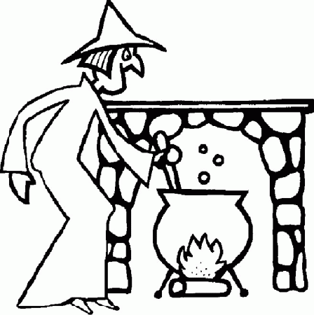 Witches Coloring Pages 8 | Free Printable Coloring Pages 