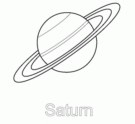 New Saturn Coloring Page Source Vnq | Laptopezine.com